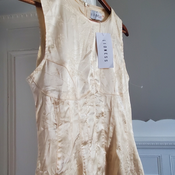 LIONESS Silky Le Chateau Mini Dress - Picture 6 of 13